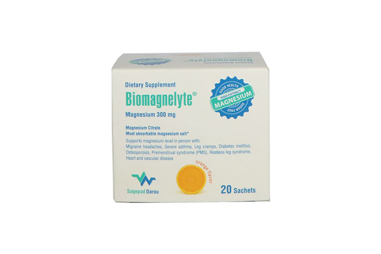 ساشه منیزیم سیترات بیومگنلیت ساج پاد دارو